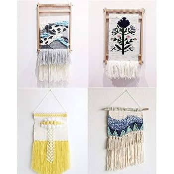 Amazon.com: FOCCTS Wooden Multi-Craft Weaving Loom Large
